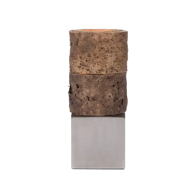 Eclipse Copper - Cortiça genuína e metal (lâmpada E27 não incluída)
